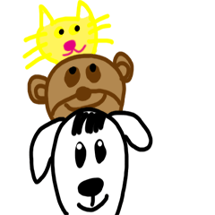 [LINEスタンプ] BLACK DOGDOG 2.0