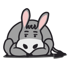 [LINEスタンプ] I'm Donkey！