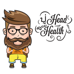 [LINEスタンプ] Poo Head Jom Health
