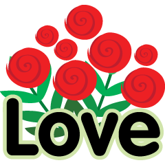 [LINEスタンプ] flower and greeting card11