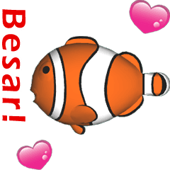 [LINEスタンプ] (In Indonesian) CG Clownfish (1)の画像（メイン）
