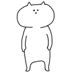 [LINEスタンプ] 顔面センターのねこ