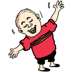 [LINEスタンプ] Si Jambul Brother's E.1