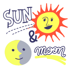 太陽と月：Ms.Sun ＆ Mr.Moon