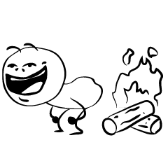 [LINEスタンプ] White head 2