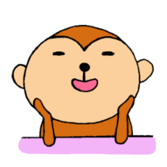 [LINEスタンプ] おさるのスタンプ パート2