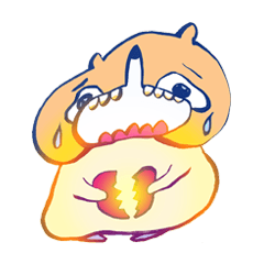 [LINEスタンプ] unintelligible monsters