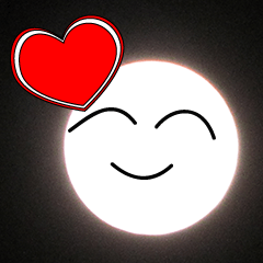 [LINEスタンプ] Super Moon-III(Representing of my heart)