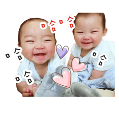 [LINEスタンプ] Double treasure man diary
