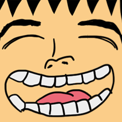 [LINEスタンプ] My FACE SAY SAY