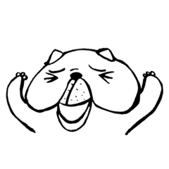 [LINEスタンプ] パグのぱぐもやん