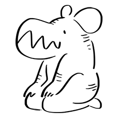 [LINEスタンプ] The Tiger Man Who Always Kneels