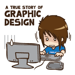 [LINEスタンプ] A True Story of Graphic Designer V.Eng