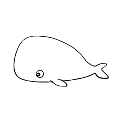 [LINEスタンプ] small whale