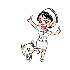 [LINEスタンプ] nurse arrived