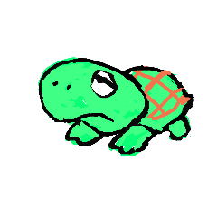 [LINEスタンプ] 癒しのカメ吉