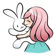[LINEスタンプ] Pretty girl_