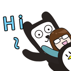 [LINEスタンプ] Wendy and Karen