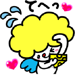 [LINEスタンプ] チーズ天使のスタンプ