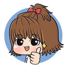 [LINEスタンプ] The Naughty Baby Girl