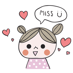 [LINEスタンプ] Saimai Little Girl (ENG ver.)