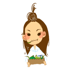 [LINEスタンプ] Apple Daily