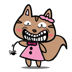 [LINEスタンプ] I'm a cute Squirrel