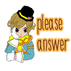 [LINEスタンプ] Female Clown Ver.Eng