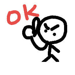 [LINEスタンプ] 棒人間W