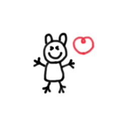[LINEスタンプ] かわいい使えるふわふわ日常うさぎスタンプ