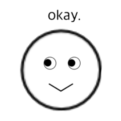 [LINEスタンプ] しんぷる すまいる 