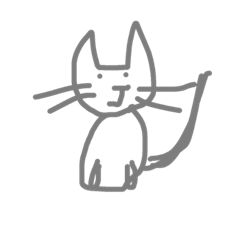 [LINEスタンプ] ラクガキニャンコ