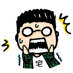[LINEスタンプ] Only Otaku knows-Trash talk