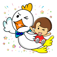 [LINEスタンプ] Meiya ＆ Bado