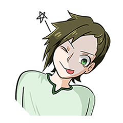 [LINEスタンプ] Amos