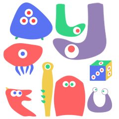 [LINEスタンプ] Monster World！