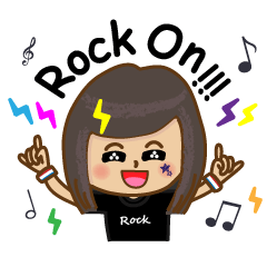 [LINEスタンプ] Carrie is a big fangirl~