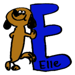 [LINEスタンプ] ダックスのエルちゃん