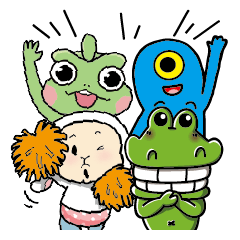 [LINEスタンプ] Let's go party ！ Party Animal