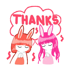 [LINEスタンプ] Bunny Version : CUTE LITTLE BUNNY