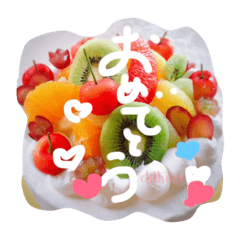 [LINEスタンプ] スイーツとお花のスタンプ