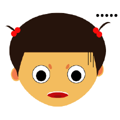 [LINEスタンプ] HAPPY BIG EYE DOLL