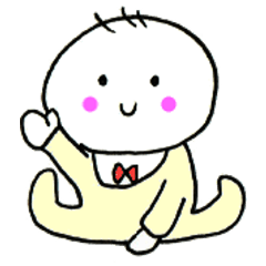 [LINEスタンプ] まるもち赤ちゃん
