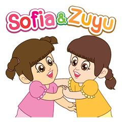 [LINEスタンプ] Twin Sofia＆Zuyu