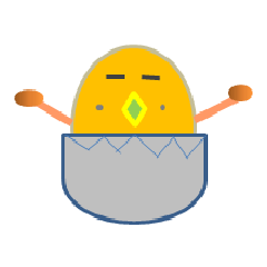 [LINEスタンプ] たまご スター