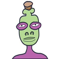 [LINEスタンプ] Head bottle