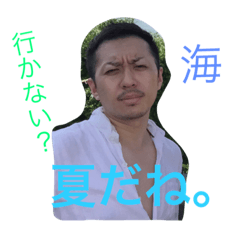 [LINEスタンプ] 夏の日のヒラウチさん