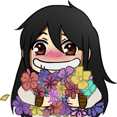 [LINEスタンプ] flower the flower