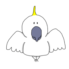 [LINEスタンプ] キバタンのぴっけ