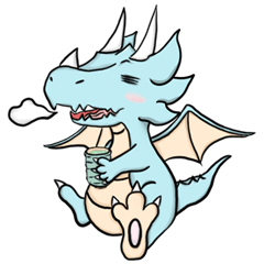[LINEスタンプ] Cute Dragon King
